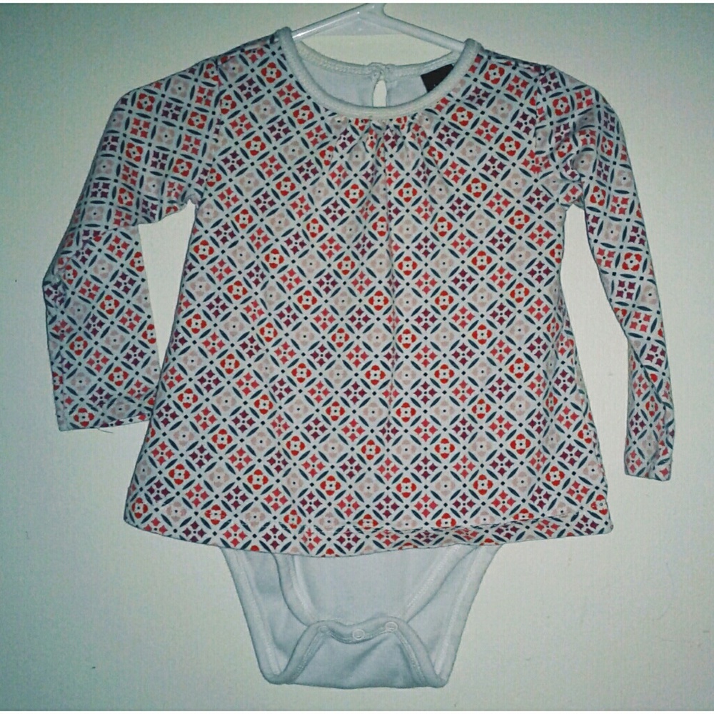 GIRL'S TEA Patterned Bodysuit